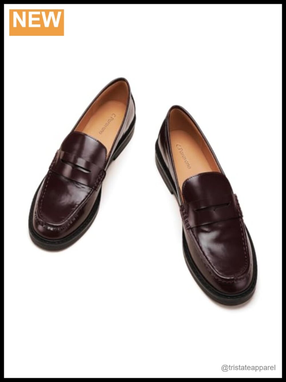 Genuine Leather Penny Loafers Women's Flats Comfortable Walking Shoes